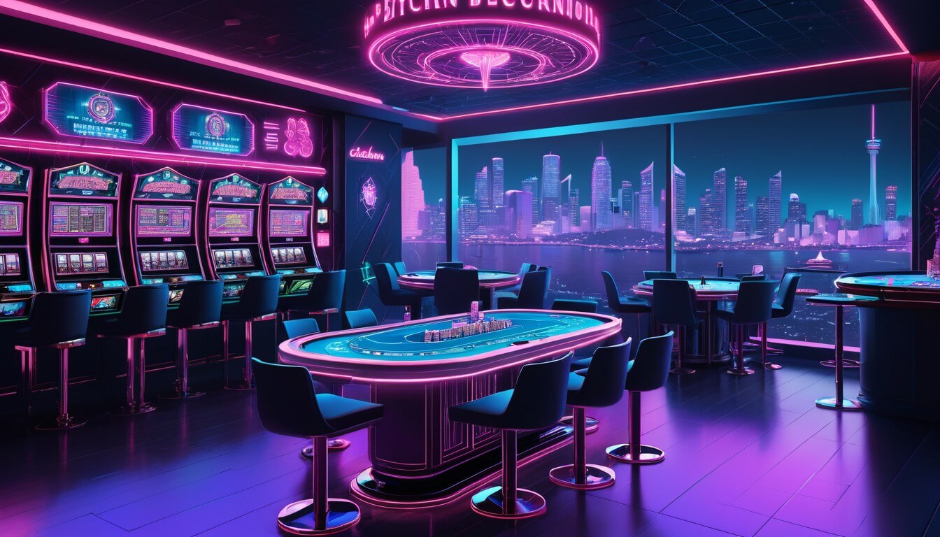 Bitcoin Baccarat Illustration