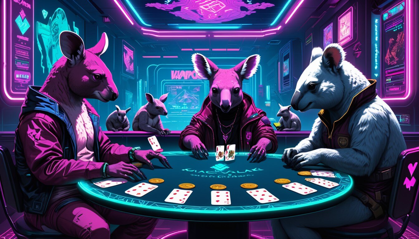 Crypto Blackjack Illustration