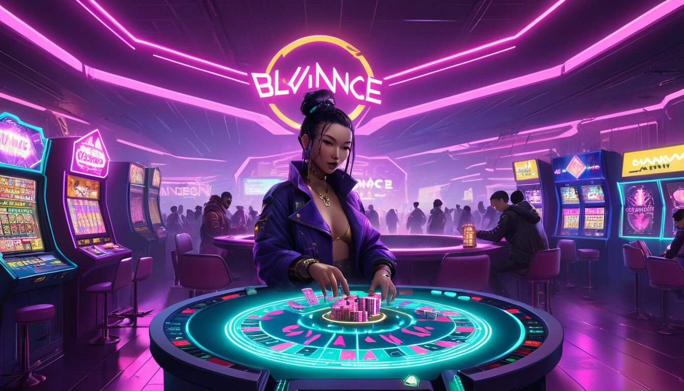 Crypto Casino Illustration